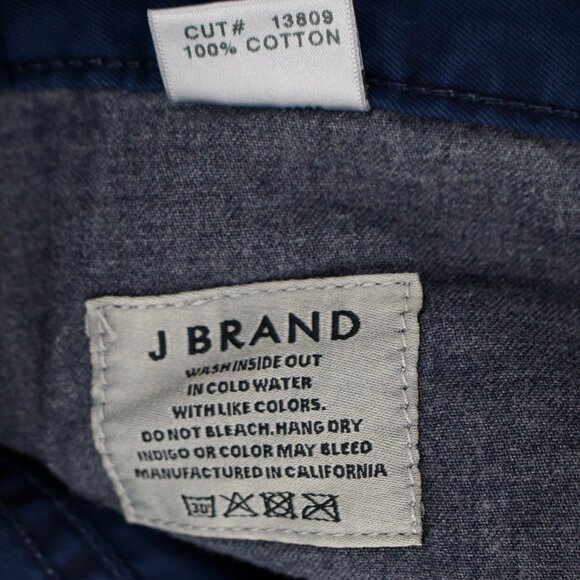 NWT J Brand Jeans Mens Size 31 L35 Kane Blue Slim Straight Leg Mid Rise USA Made - Picture 13 of 16